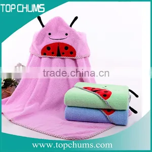 Babies 100% Cotton Fabric Terry Customized Cartoon Animal Hooded Kid Towel thumbnail-6