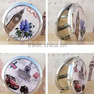 Cute Pocket Round Cosmetic Makeup Compact Travel Portable Mirror Multistyles thumbnail-5