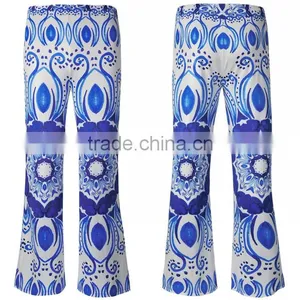 2017 New Casual Ladies Wide Leg Pants Palazzo Pants Women thumbnail-3