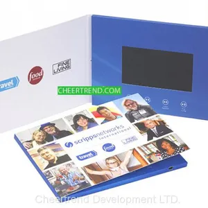 Portrait A5 Size 4.3'' Digital Greeting Card /Video Brochure / Lcd Card thumbnail-5