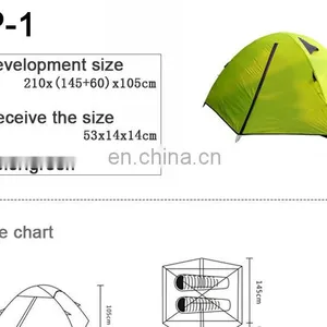 2017 Foldable Waterproof Tent For Outdoor Sports Camping And Hiking thumbnail-3
