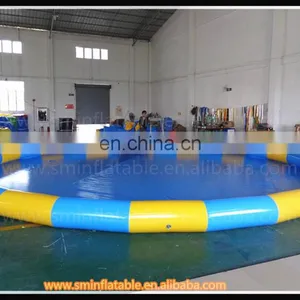 Giant Inflatable Floating Donut Pool,inflatable Wading Pools,kid Water Playing Pool thumbnail-1