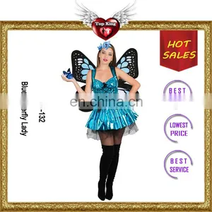 Costume Product Type and OEM Service Supply Type Blue Butterfly Minion Mascot Costume thumbnail-1