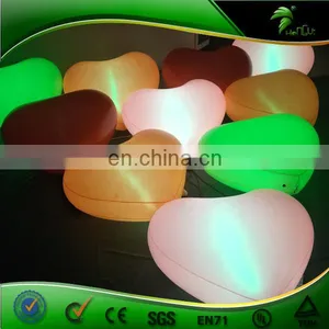 Valentine's Day Heart Balloon / Inflatable Hearet Shape Vinyl Balloon With LED Light thumbnail-2