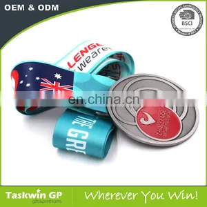 High Quality Custom Metal Medal , Triathlon Custom Metal Medal thumbnail-2