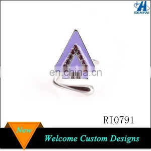 Trending New Products 2017 Silver Tone Adjustable Arrow Ring for Girls thumbnail-1