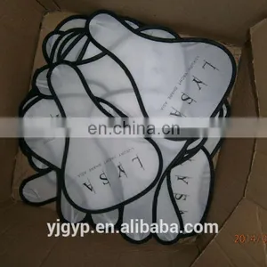 Cheap Promotional T- Shape Nylon Folding Fan thumbnail-1