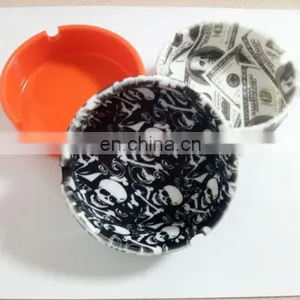 Factory Manufacturer Portable Pocket Smokeless Soft Silicone Cigarette Ashtray Ash Tray thumbnail-1