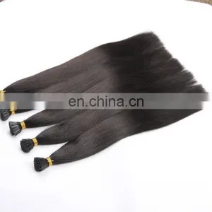 1 G/s , 10-40" , I U V Flat and Nail Tip Italian Keratin Pre-Bonded Remy Human Hair Extension thumbnail-5