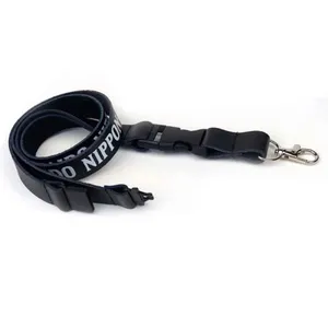 Promotional Cheap Custom Logo Leather Neck Lanyards With Name Tag thumbnail-3
