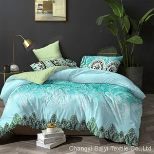 Custom Woven Fabric 100% Polyester Disperse Printing Hotel Bed Sheets for Home Textiles thumbnail-5