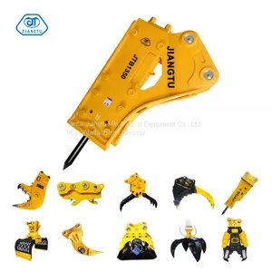 Box Silenced 140mm Chisel Stone Hammer Rock Hydraulic Breaker for 18-26 Ton Excavators thumbnail-1