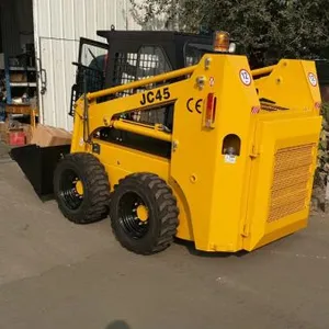 Skid Steer Loader, Four-wheel Drive, Various Auxiliary Tools, Front Shovel Typeeasy to Operate thumbnail-3