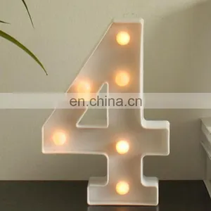 Manufacturer Professional Custom Warm White Wedding Events Party Decor Led Light House Numbers thumbnail-1