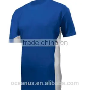 100% Poly Knit Mens S/S Color Block T Shirts thumbnail-4