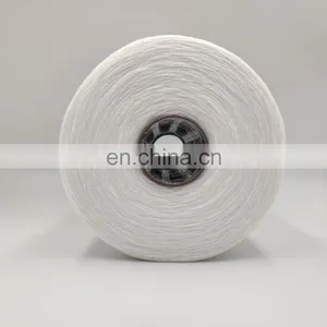 High Tenacity Raw White Sewing Thread Dyeing Tube Poly Poly Core Spun Sewing Thread Manufacture thumbnail-3