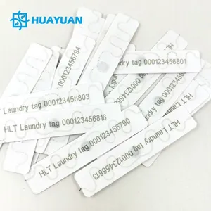 Custom Varilable QR Numbering Clothes Smart Linen Transponder UHF RFID Laundry Tag thumbnail-2