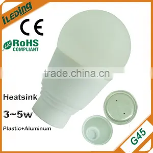 Aluminum Heatsink and Plastic Housing for G45 Led Bulb thumbnail-1