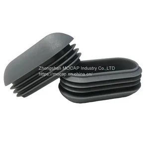 Plastic Furniture Oval Tube Plugs for Table Chair Desk Pipe thumbnail-4