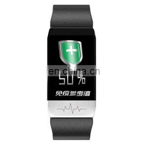 T1s Smart Watch Ecg Body Temperature Measurement With Heart Rate Monitor Music Control Smart Watch For Men Women thumbnail-5