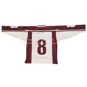 Ice Hockey Wear Ice Hockey Uniform Ice Hockey Uniformfootball Uniform Custom Ice Hockey Jersey Custom Made Blue Blank Ice Hockey Jersey thumbnail-2