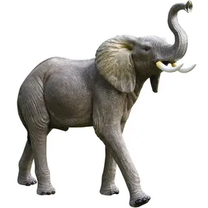 Elephant Large Sculpture Life Size Fiberglass Elephant Fiberglass Life Size Animal Statues thumbnail-1