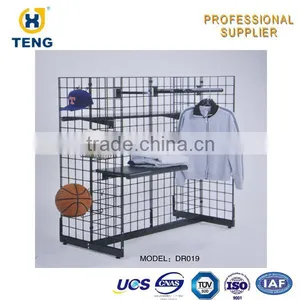 Supermarket Multi-tiers White Metal Display Stand thumbnail-5