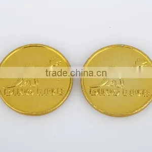 The Most Popular Fast Delivery Blank Silver Color Brass Token thumbnail-1