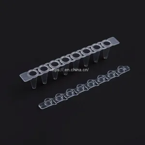 8-well PCR Tube Strip for Medical and Labs Consumables With Caps thumbnail-4