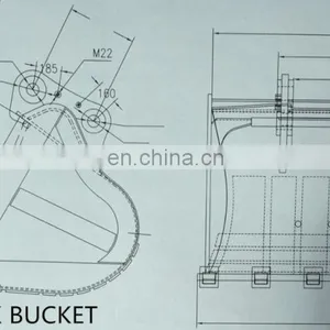 Excavator Bucket With Different Capacity and Drawings for Sale thumbnail-2