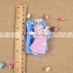 Custom Unique Design Silicon Moulds Baby Angel Fondant Molds thumbnail-3