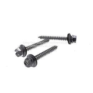 Factory Direct Sales Slotted External Hex Flange Head 3 Parts Sems Screw thumbnail-4