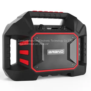 Portable Party Speaker Waterproof With Work Light Bluetooth Wireless Connect thumbnail-3