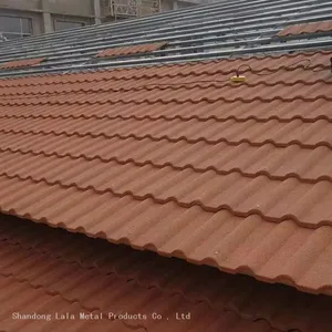 Stone Coated Roof Tile Corrugated Aluminum Roof Stone Coated Aluminum Roof Tile thumbnail-3