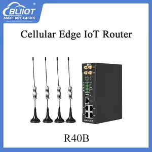BLIIoT R40B Serial RS485/RS232 Dual SIM Modbus MQTT Edge Computing Router thumbnail-1