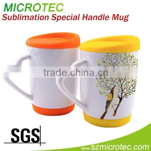 MERRY CHRISMAS Ceramic Mug Factory for Sublimation, 11oz Heart Handle Ceramic Sublimation Mug thumbnail-1