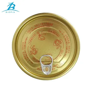 Hot Sale 300# 73mm Tinplate Easy Open End Cover Can Lid for Canned Food Packing Can thumbnail-4