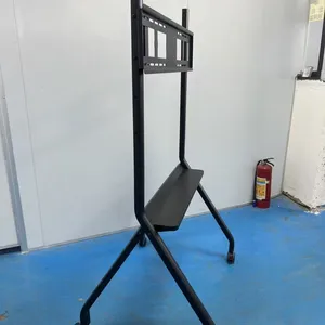 Mobile TV Cart, Adjustable Stand, Interactive Flat Panel Display, Herringbone Mobile Stand thumbnail-3
