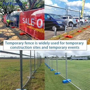Best Price Hot Galvanized Australia Standard Temporary Fence Panels Construction Site Temporary Fencing thumbnail-3