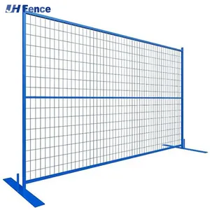 6x12FT Galvanized Steel Construction Site Temporary Fencing Chain Link Panel thumbnail-3