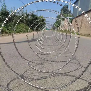Hot Selling Galvanized Multiple Types Razor Barbed Wire thumbnail-2