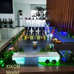Customized Sand Table Models for Mixing Stations, Customized Industrial Mechanical Models, Customized Sand Tables thumbnail-1