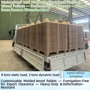 High-Strength, Nail-Free, Splinter-Free Molded Wood Pallets — Specialized for Warehousing and Logistics thumbnail-5