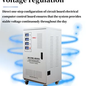 Three Phase 380V 40KVA Voltage Stabilizer With Analog Pointer Display and Automatic Adjustment thumbnail-5