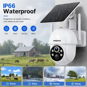 4G Solar Powered Outdoor Security CCTV Camera With SIM Card Auto Tracking Remote Monitoring and 64GB Storage thumbnail-4
