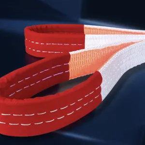 Polyester Flat Lifting Sling, 5-Ton Capacity, 2-Meter Length, 5:1 Safety Factor for Industrial Lifting thumbnail-3