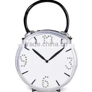 2015 Alarm Clock Bags Handbag , pu Handbag,lady Leather Handbag thumbnail-2