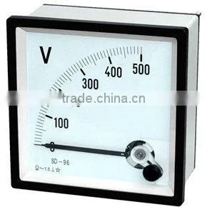 Analog Meter,panel Meter,96 Moving Iron Instruments AC Voltmeter thumbnail-1