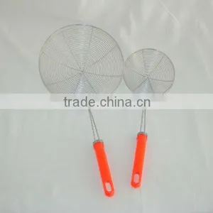 14# Stainless Steel Skimmer, Wire Skimmer With Plastic Handle thumbnail-1