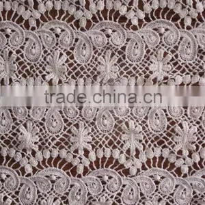 Wholesale Lace Garment Accessory Embroidery Cotton Full Lace Water Soluble Lace Fabric thumbnail-4